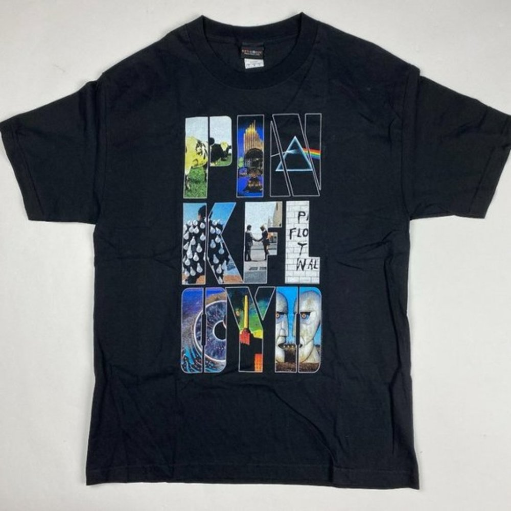 Pink Floyd 2011 Album Covers T Shirt Mens Large Black Cotton Artimonde